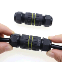 M16 3pin hội trường không ấn nước IP68 đầu mối dây cáp IP68