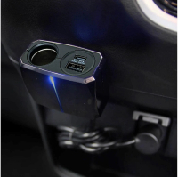 日本 KASHIMURA 汽車用一拖二點煙器一拖三TYPE-C USB充電器分插帶線 12V 24V