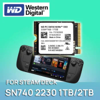 Western Digital SN740 2TB 1TB WD 2230 M.2 NVMe PCIe 4.0 SSD for Steam Deck Rog Ally GPD Surface Laptop Tablet Mini PC Computer