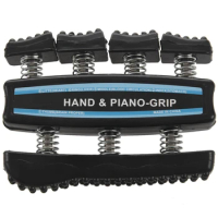 NEW-Finger Strengthener Hand Piano Grip Exerciser Finger Power Trainer Gripper Hand Workout Therapy Rehabilitatio Gym Equipment
