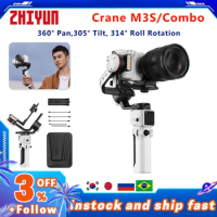 ZHIYUN Crane M3S Crane M3 S 3-axis Handheld Camera Gimbal Stabilizer Bluetooth Shutter Control for Mirrorless Cameras Phone