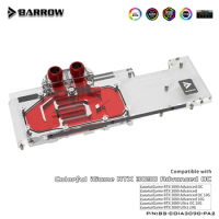 Barrow 3090 3080 GPU Water Cooling Block for Colorful RTX 3090/3080 Advanced OC, Full Cover ARGB GPU Cooler, BS-COIA3090-PA2