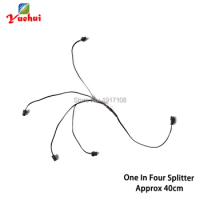 One in four splitter EL Wire Connectors (One Male Connector with four Female Connectors) as el wire glowing party supplies