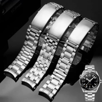 316L Stainless steel watchband 18mm 20mm 22mm Silver Watch Band For omega strap seamaster speedmaster planet ocean Bracelet