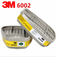 3M 6002 Acid Gas Cartridges with gas mask 3M 6200 7502 6800 together use