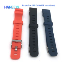 original Silicone Strap For E66 Body Temperature ECG Smart Bracelet Replacement Wrist Band Wrist Band belt for BM08 smart watch