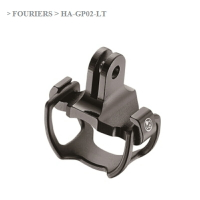 FOURIERS/富律業 HA-GP02-LT  GoPro轉換燈座 燈架 燈夾
