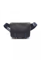 Loewe Pre-Loved LOEWE Military Bum Bag body bag waist bag leather Navy