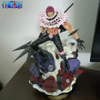One Piece Anime Figure Gk King Of Artist Charlotte Katakuri Pvc Action Figurine Collectible Model Toy Gift Toys For Children
