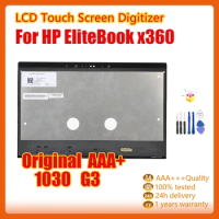 3PCS 13.3"Original For HP EliteBook x360 1030 G3 LCD Display Touch Screen Digitizer For HP x360 1030 G3 Display 1920*1080