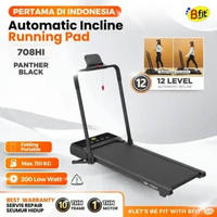 Running Pad BFIT 708HI Auto Incline Walking Pad Treadmill Elektrik Listrik Lipat Portable Low Watt 7