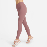 【NIKE 耐吉】長褲 女款 運動褲 緊身褲 AS W NK DF ZENVY HR TGHT 藕紫 DQ6014-208