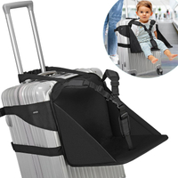 Upgraded Kids Travel Seat, Ride on Suitcase for Kids, Carry On Luggage Seat for Toddler, Portable Fo