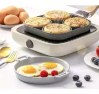 Terbaik Wajan Panci Cetakan Kue Telur Ceplok Dadar 4 In 1 Omelette Pan Mini DO Terimakasih
