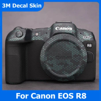 For Canon R8 Decal Skin Vinyl Wrap Film Mirrorless Camera Protective Sticker Protector Coat EOSR8 EOS R8