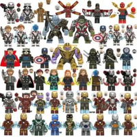 Mainan Brick Figure Superhero Karakter - Collection of Superhero action Figures for Play and Display