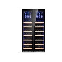 European style light luxury high-end simple constant temperature wine cabinet home commercial refrigerated wine cellar