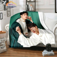 Thai love TV Theory of Love Pattern blanket OFFGUN Flannel Warmth Soft Plush Sofa Throw Third and Khai Cashmere