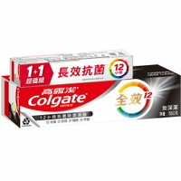 高露潔 全效牙膏 炭深潔150g+清淨薄荷40g