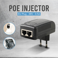 Adaptor POE Injector Ethernet EU Plug 48V 0.5A