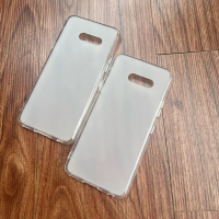 Ốp lưng dẻo silicon cho LG V50S Thin Q trắng nhám và chống bám vân tay