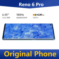 DHL Fast Delivery Oppo Reno 6 Pro 5G Cell Phone 6.55" 90HZ 64.0MP 65W Super Charger Screen Fingerprint OTA Dimensity 1200 GPS