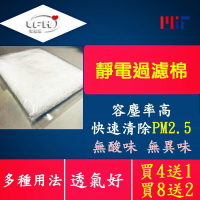 【LFH 靜電濾網】小米靜電過濾棉 靜電過濾棉 空氣清淨機 空調濾網 靜電 PM2.5 防塵 小米静電棉 小米淨化器【全店8折 現貨 免運】