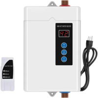 3000W Tankless Water Heater Electric,110V Electric Water Heater With Digital Display, Hot Water Heater On Demand