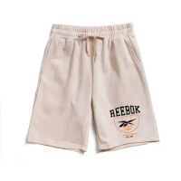 Reebok basketball style loose and comfortable classic shorts 2023 summer new men's and women's pure cotton five-quarter pants