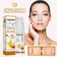 EELHOE VC Snail Serum Facial Repair Essence Redness Pores Whiten Shrink Skin Brighten Cream 20ml Lighten Face Wrinkle Care W0Q1