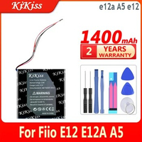 1400mAh KiKiss Battery e12a A5 e12 For Fiio E12 E12A A5 Player