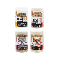 喵洽普貓咪凍乾-新鮮鱈魚/鮭魚/蝶魚/魷魚 40g~70g x 3入組(購買第二件贈送寵物零食x1包)