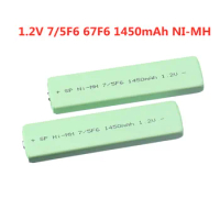 7/5F6 67F6 1450mAh Chewing Gum battery 1.2V ni-mh 7/5 F6 cell for panasonic sony MD CD cassette player