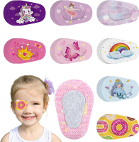 48 Pcs Adhesive Eye Patches for Kids Girl Toddler Eye Patches Bulk Cute Latex Free Bandages for Ambl