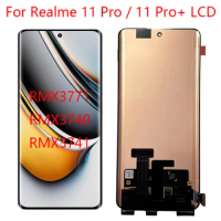 6.7'' For Realme 11 Pro Plus RMX3740 RMX3741 LCD Realme 11Pro RMX3771 Display Touch Screen Digitizer Assembly LCD