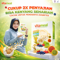 Vitameal Herbal Sereal Obat Susu Gula Darah Diabetes Kebas Kesemutan Original