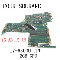 For HP PAVILION 15-AB 15-AN Laptop Motherboard With I7-6500U CPU 2GB GPU DAX1BDMB6F0 836093-601 Mainboard