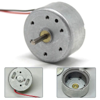 มอเตอร์ไฟฟ้ากลม 5 ชิ้น รุ่น RF-300CA/RC-300 แรงดันไฟฟ้า DC 3V 5V 6V ความเร็วรอบ 10,300 รอบต่อนาที รู