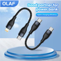 Olaf 0.25M 66W Type C to Type C /Lighting Fast Charging Portable Strap Data Cable For Huawei Xiaomi 3A Lighting Cable For Iphone