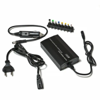 Universal 100W AC DC 12V Switching Adjustable Power Supply Adapter Charger Notebook Transformer 15V 16V 18V 19V 20V 24V Adaptor
