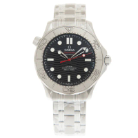 【OMEGA 歐米茄】全新海馬300米鏈帶x黑面x42mm(210.30.42.20.01.002)
