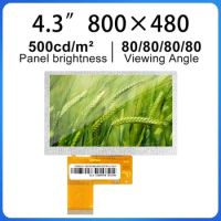 Manufacturers 4.3 Inch LCD panel 40 pin LVDS BI043BS1-K50 TFT LCD 800*480 Brightness 500 IPS monitor