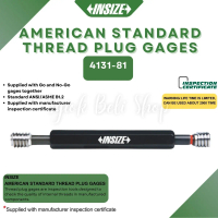 INSIZE AMERICAN STANDARD THREAD PLUG GAGE, 2B, ANSI B1.2 4131-81