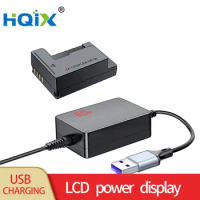HQIX for Canon Powershot G10 G12 G11 SX30 IS Camera ACK-DC50 NB-7L Virtual Battery USB Power Adapter