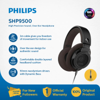 Philips SHP9500CY Headphone Wired Open-Back Over Ear Retro Hi-Fi Sound / SHP9500