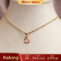KALUNG ANAK SET LIONTIN EMAS KADAR 6K WAHYU REDJO KLS-6K-(25081000-25097347)