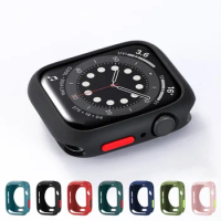 Candy Soft Silicone Case For Apple Watch Cover Ultra 9 8 7 6 Se 45mm 42mm 44mm 40mm 41mm 38mm rubber Protection watch for women