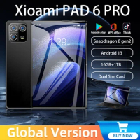 Tablet PC pad 6 pro, versión Global, 2024 Original, Snapdragon 8 gen2, Android 13, Tarjeta SIM Dual, RAM 16GB+ROM 1TB, 5G