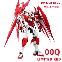 Mobile Suit Model Daban 6622 MG 1/100 LIMITED RED 00Q with GN Sword LED UNIT Action figure Assembled Kit Toys boy gift with box
