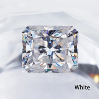 0.1ct-20.0ct With Arrow D VVS1 With GRA Certificated Super White Radiant Cut Moissanite Pass diamond Tester Gemtone Factory